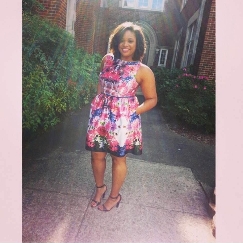 Liz Claiborne Floral Print Dress